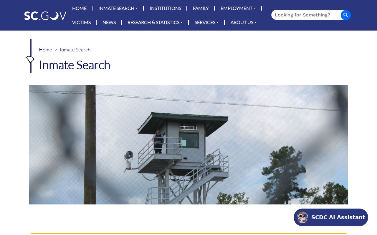 Greenwood County criminal custody search through the SCDC inmate locator